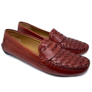 Robert Zur 'Petra' Driving Shoe Buttery Soft Leather Woven Detailing